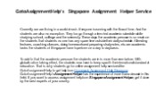 GotoAssignmentHelp’s Singapore Assignment Helper Service