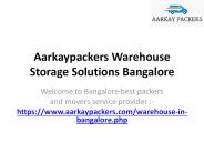 Aarkaypackers Warehouse Storage Solutions Bangalore