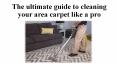 The Ultimate Guide to Clean Your Area Rug like a Pro | Area Rug Cleaning PowerPoint PPT Presentation