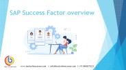 SAP Success Factor PPT | SAP SF overview