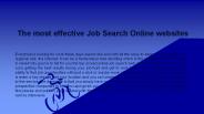 The most effective Job Search Online websites