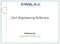 Civil Engineering Software PowerPoint PPT Presentation