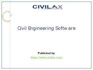 Civil Engineering Software