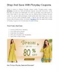 Shop And Save With Floryday Coupons