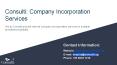 Consulti: Company Incorporation Services PowerPoint PPT Presentation