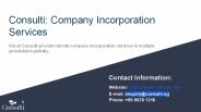 Consulti: Company Incorporation Services