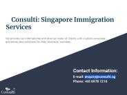 Consuti: Singapore Immigration Services