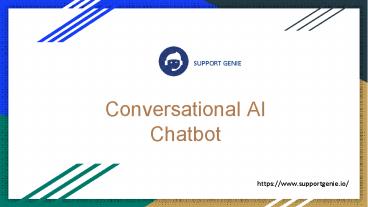 Conversational AI Chatbot presentation | free to download