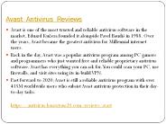 avast Antivirus Reviews