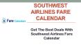 Southwest Airlines Fare Calendar (1) PowerPoint PPT Presentation