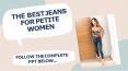 THE BEST JEANS FOR PETITE WOMEN