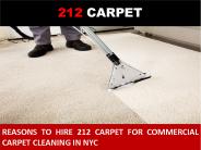 Reasons to Hire 212 Carpet for Commercial Carpet Cleaning in NYC