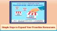 Simple Steps to Expand Your Franchise Restaurants PowerPoint PPT Presentation