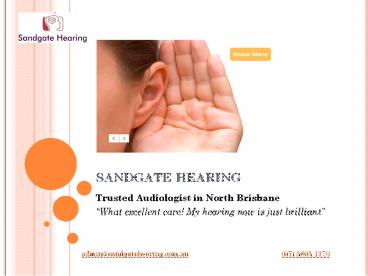 Audiologist Brisbane | Sandgate Hearing | Ear Cleaning Clinic