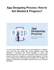 App Designing Process: How to Get Started & Progress?