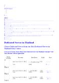 Thailand Dedicated Server