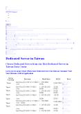Taiwan dedicated Server PowerPoint PPT Presentation