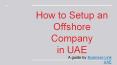 How to setup an offshore company in UAE guided by Business Link PowerPoint PPT Presentation