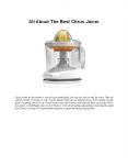 All About The Best Citrus Juicer PowerPoint PPT Presentation
