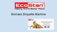 Biomass Briquette Machine Manufacturer | Ecostan