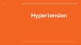 Hypertension PowerPoint PPT Presentation
