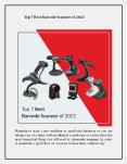 Top 7 Best Barcode Scanner of 2021 PowerPoint PPT Presentation