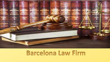 Barcelona Law Firm - Balms Abogados