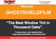 Window Tint Moorpark-GhostShieldFilm