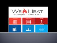 Steel Curved Black Heated Towel Rail
