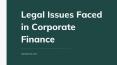 Legal Issues Faced in Corporate Finance - Harriett Fox CPA PowerPoint PPT Presentation