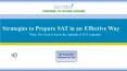 Smart Strategy for SAT Preparation: Case Study PowerPoint PPT Presentation