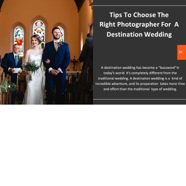 Tips To Choose The Right Photographer For A Destination Wedding