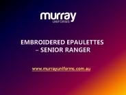 Embroidered Epaulettes – SENIOR RANGER (1)