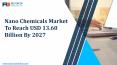 Nano chemicals market