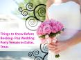 Steps to Know Before Booking Pop Wedding Party Venues in Dallas, Texas PowerPoint PPT Presentation