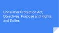 Know about Consumer Protection Act PowerPoint PPT Presentation