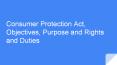 Know about Consumer Protection Act (1) PowerPoint PPT Presentation