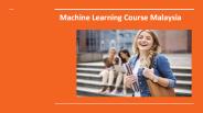 machine learning course