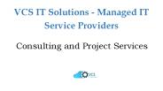 Consulting and Project Services (2)