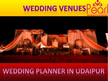 Wedding Venues | Wedding Planner In Udaipur