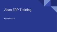abas erp training & complete certification guidance on this