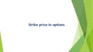 Strike Price in Options