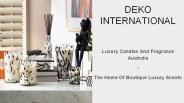 Laduree Candles - Deko International