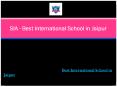 SIA - Best International School in Jaipur PowerPoint PPT Presentation