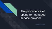 24*7 Managed Services Provider | Managed IT Support