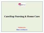 CareHop Nursing & Home Care