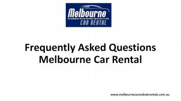 Frequently Asked Questions - Melbourne Car Rental