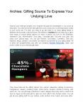 Archies: Gifting Source To Express Your Undying Love