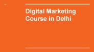 Digital Marketing Course in Delhi