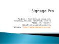 signagepro PowerPoint PPT Presentation